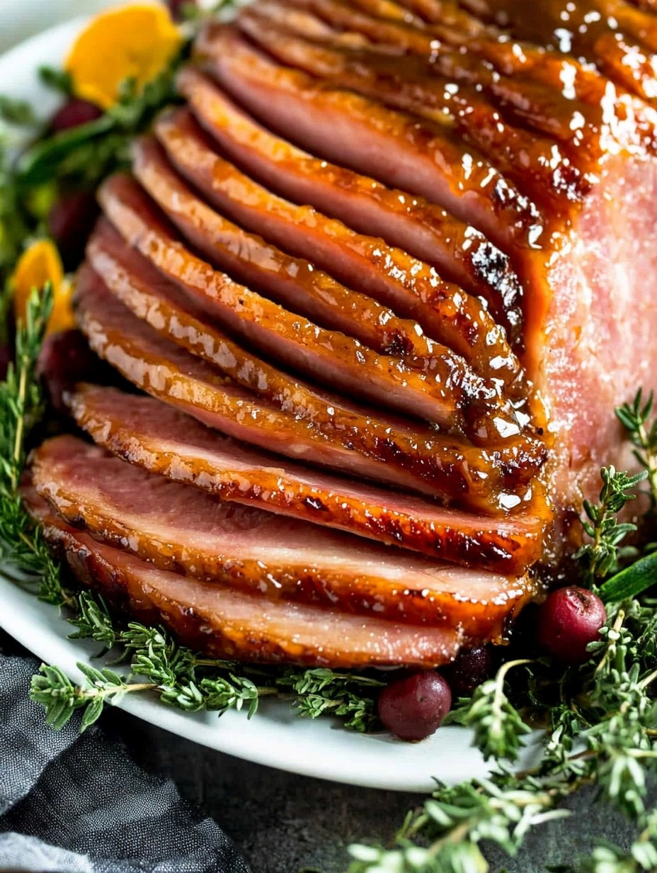 Baked Ham with Brown Sugar Glaze