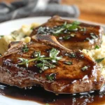 Balsamic Pork Chops with Cauli Mash 88 Balsamic-Pork-Chops-with-Cauli-Mash-Recipe