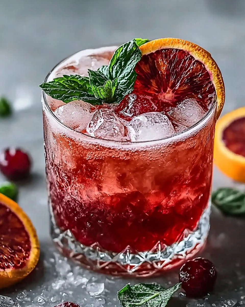 Blood Orange Bourbon Smash 77 Blood Orange Bourbon Smash