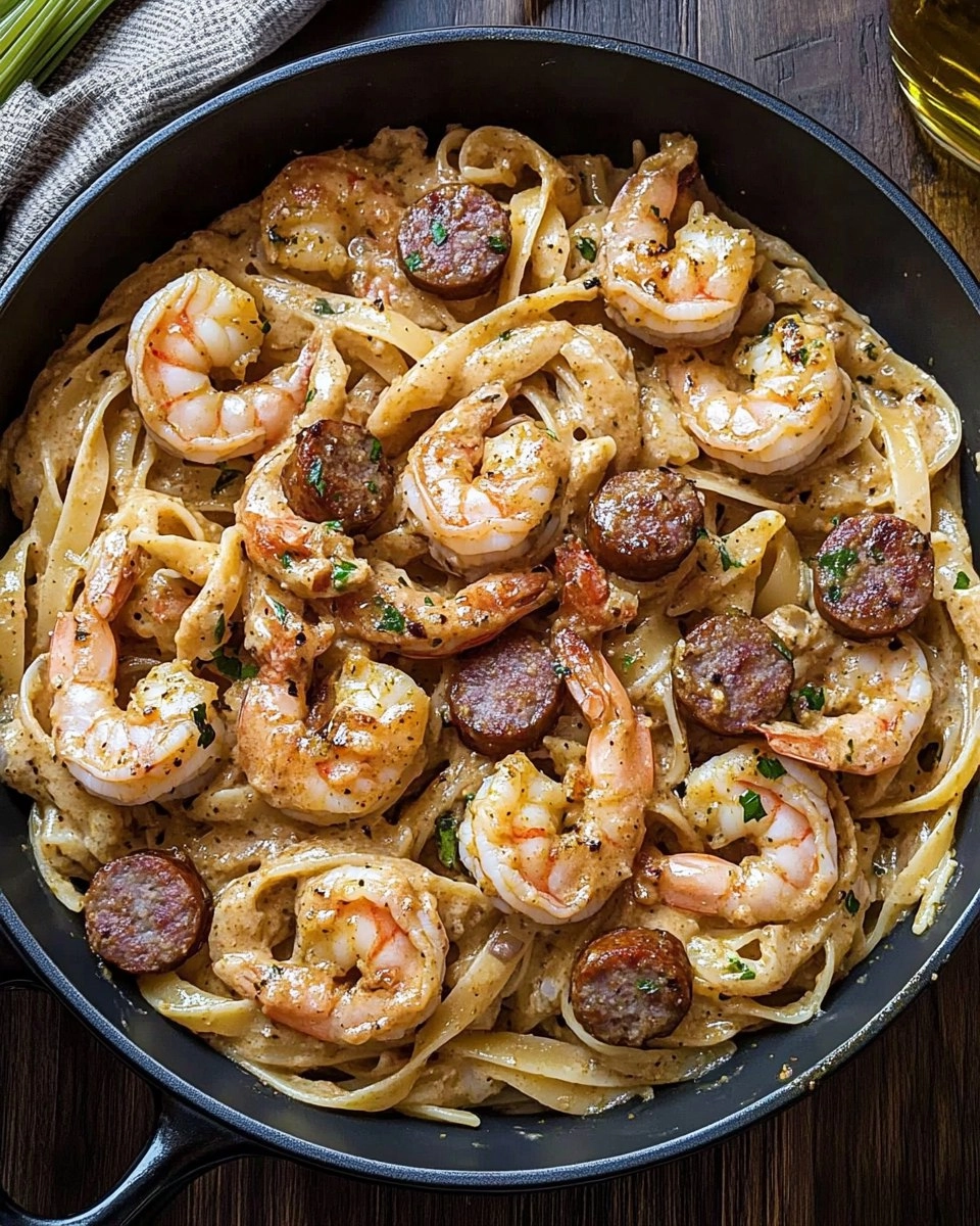 Cajun Shrimp and Sausage Pasta 125 Cajun Shrimp and Sausage Pasta