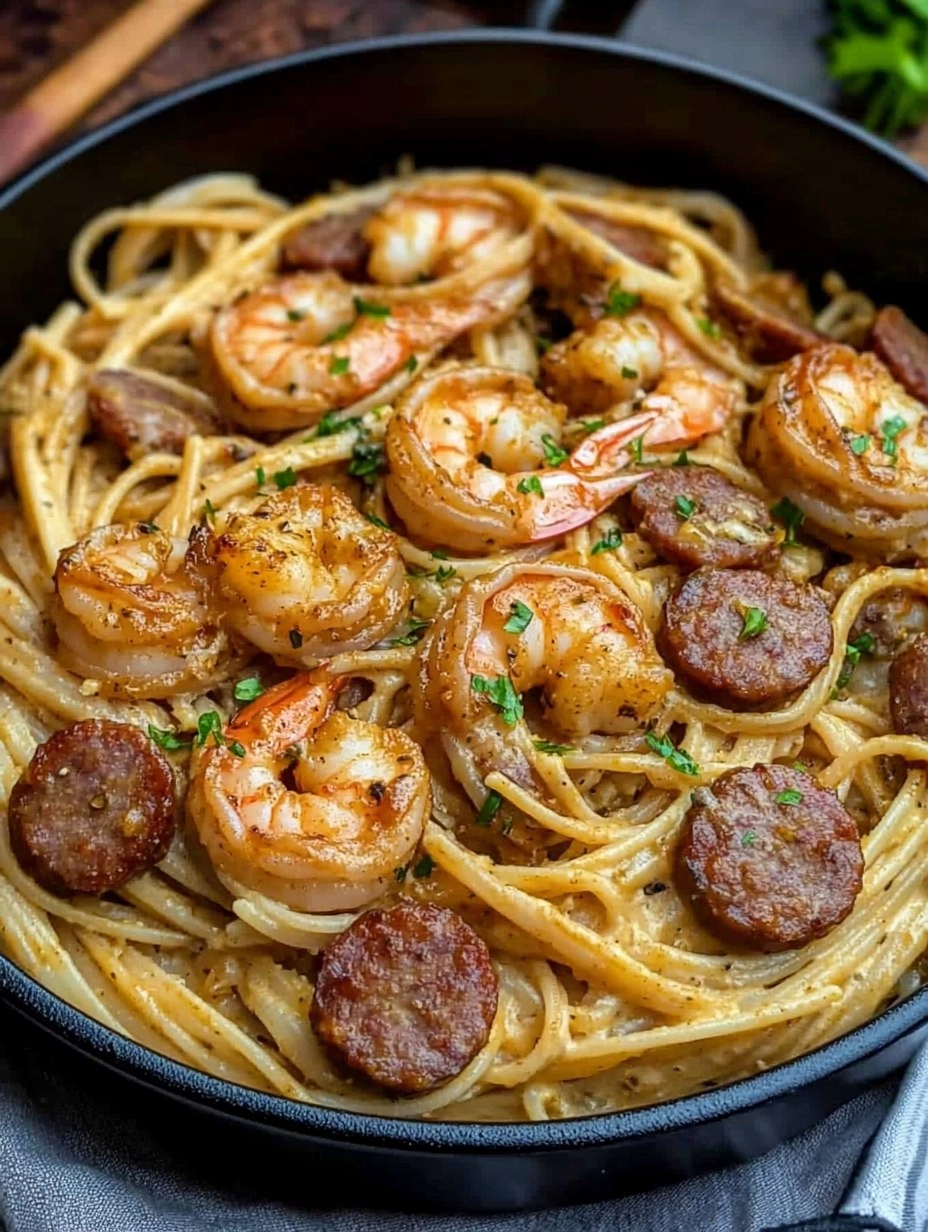 Cajun Shrimp and Sausage Pasta 126 Cajun Shrimp and Sausage Pasta