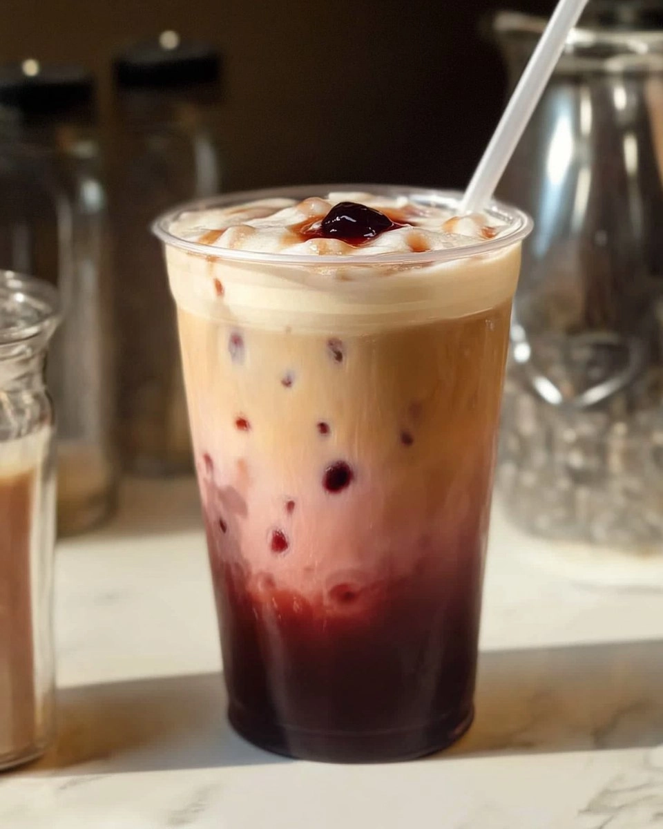 Cherry Vanilla Iced Latte