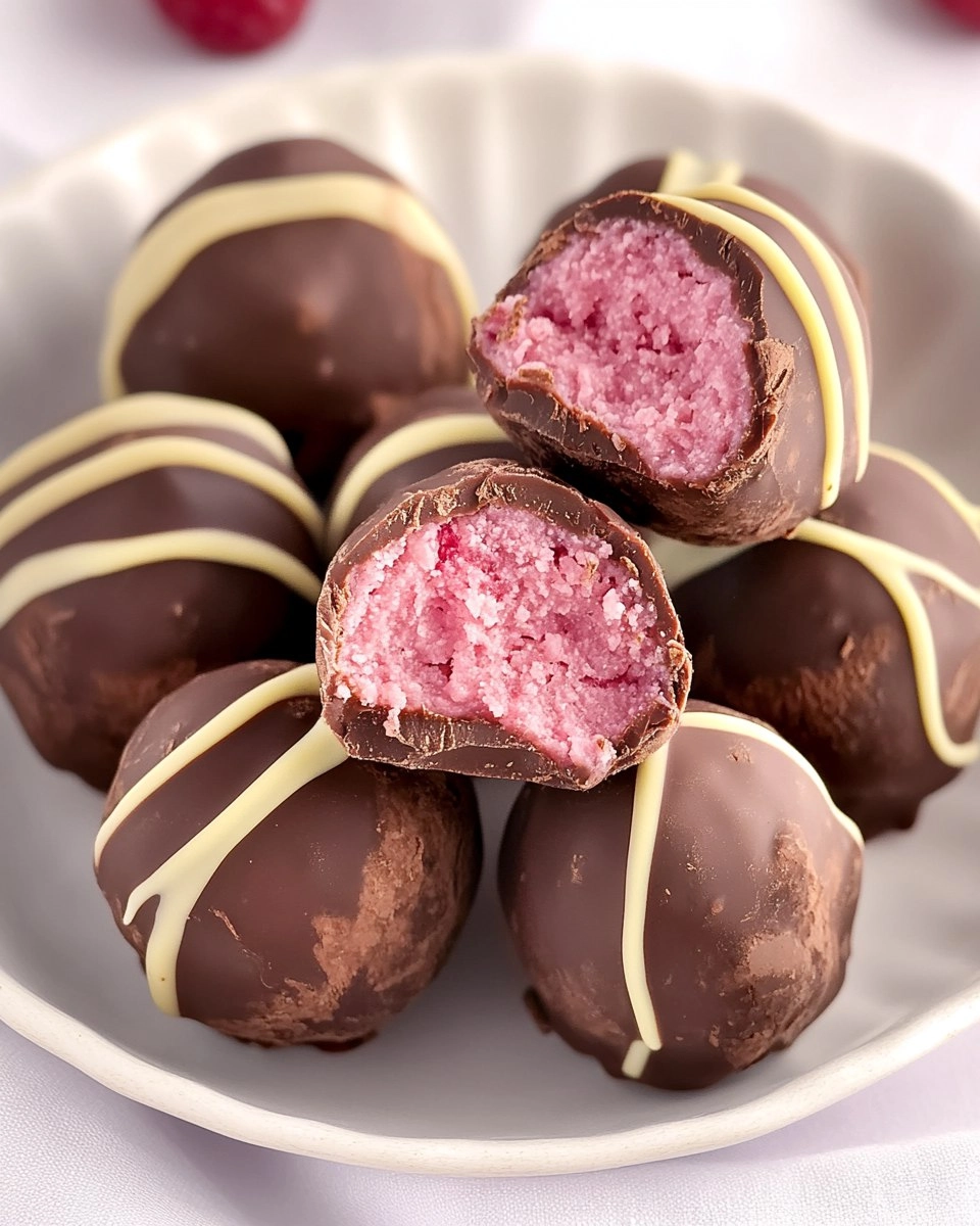 Chocolate Raspberry Truffles