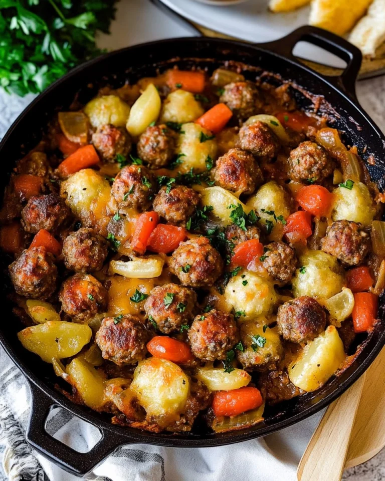 Classic-Meatball-Casserole-Recipe