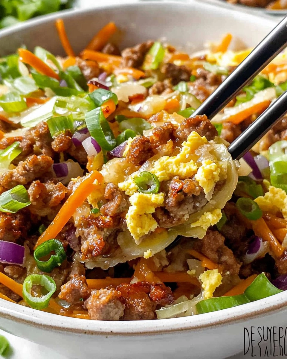 Deconstructed Egg Rolls