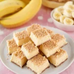 Easy Banana Pudding Fudge Squares with a Nilla Wafer Crunch 88 Easy-Banana-Pudding-Fudge-Squares-with-a-Nilla-Wafer-Crunch-Recipe