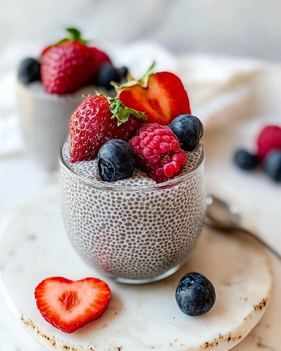 Easy Chia Pudding Valentine