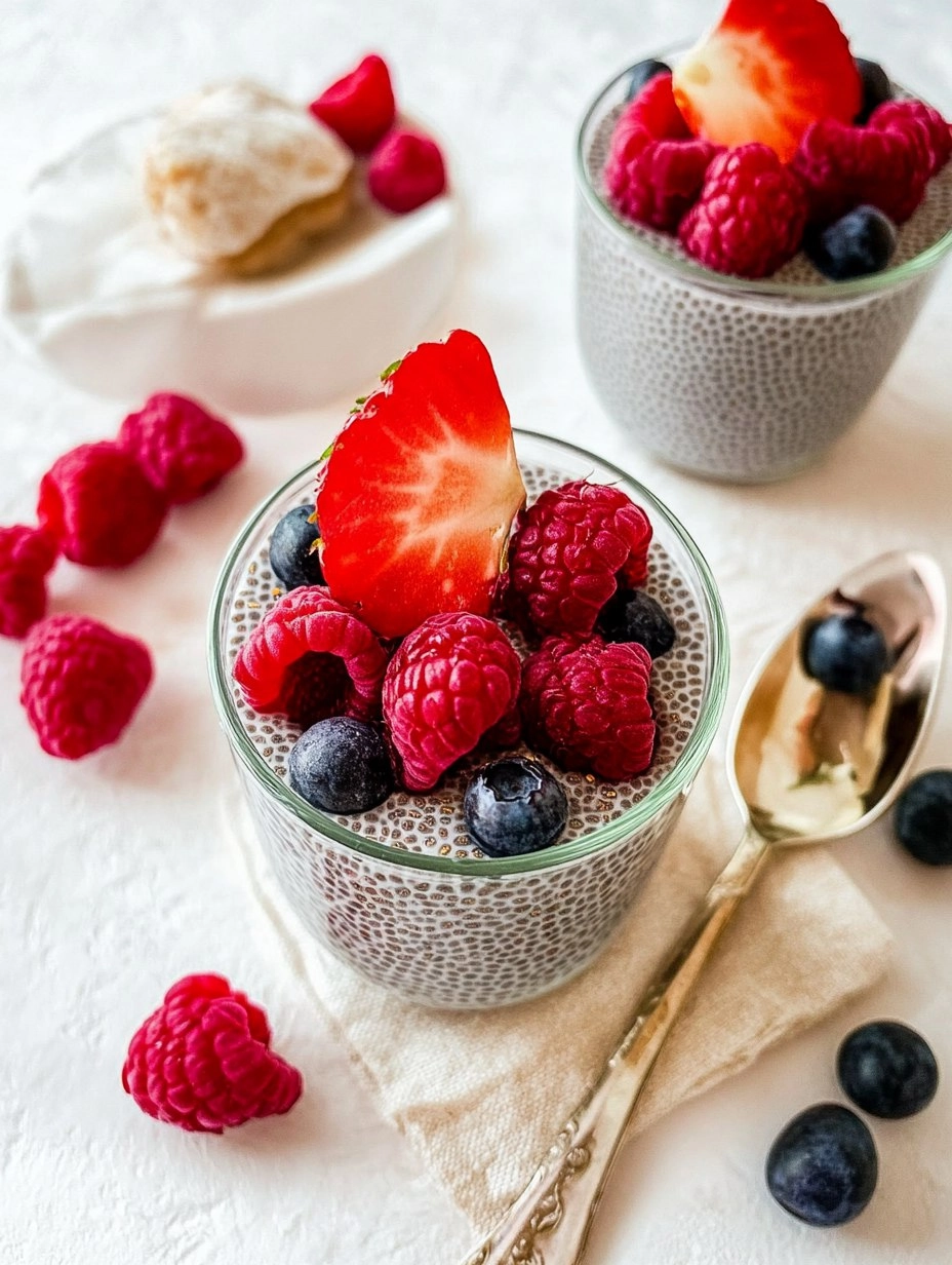 Easy Chia Pudding Valentine