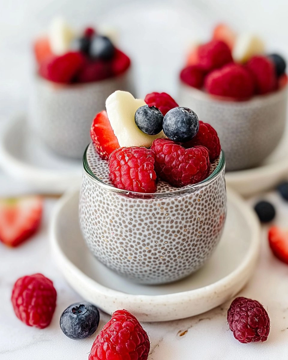 Easy Chia Pudding Valentine