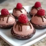 Easy-Chocolate-Raspberry-Mousse-Domes-Recipe