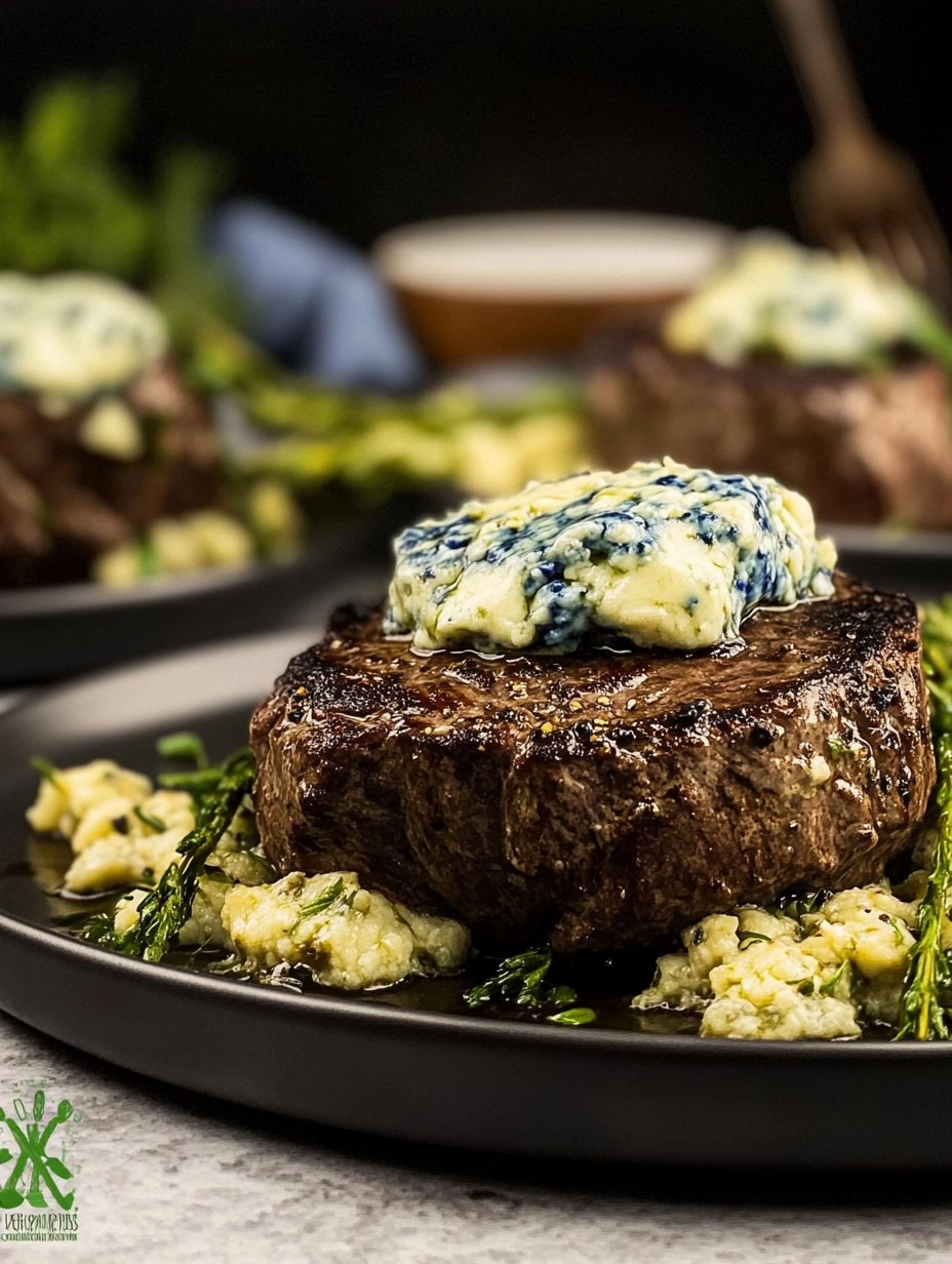 Filet Mignon with Blue Cheese Butter 111 Filet Mignon with Blue Cheese Butter