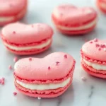 Galentines-Brunch-Foods-Heart-Shaped-Macarons-Recipe