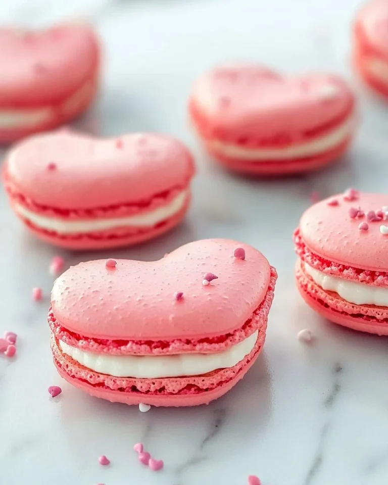 Galentines-Brunch-Foods-Heart-Shaped-Macarons-Recipe