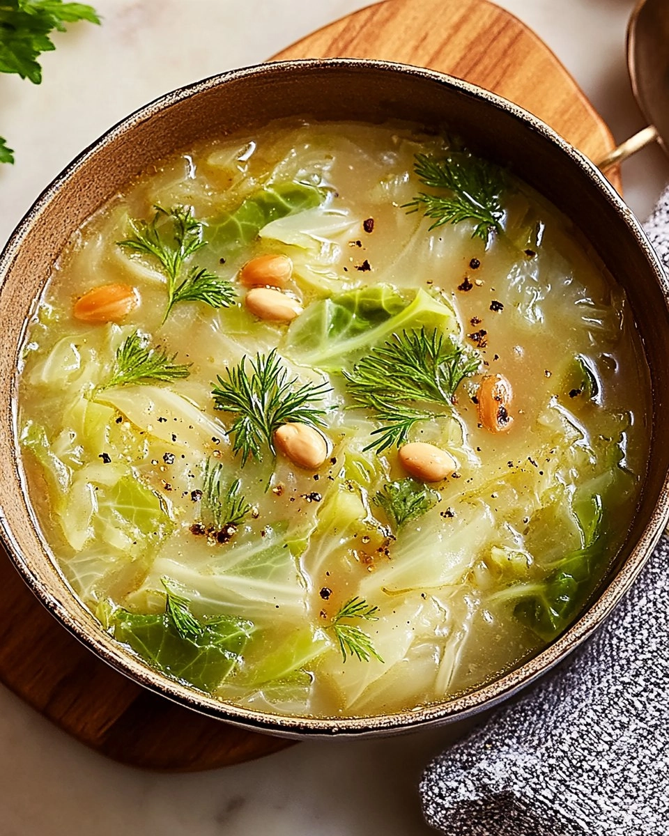 Garlicky Cabbage Soup
