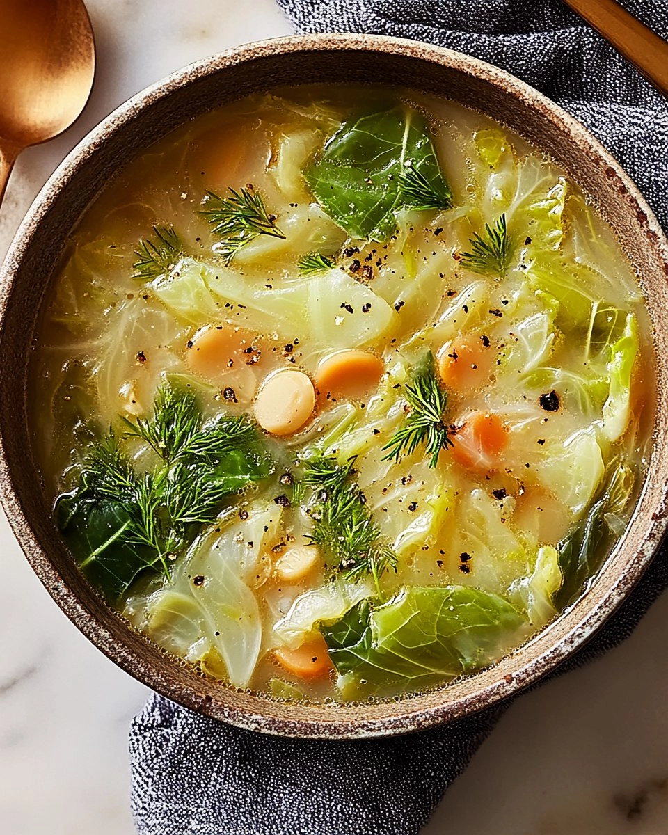 Garlicky Cabbage Soup