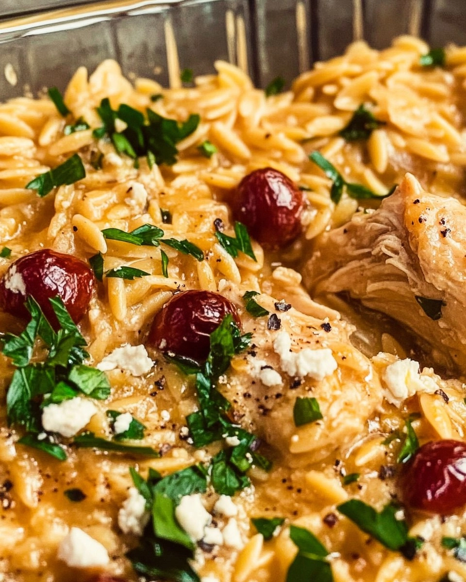 Greek Chicken and Orzo