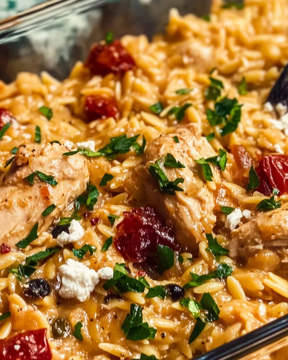 Greek Chicken and Orzo
