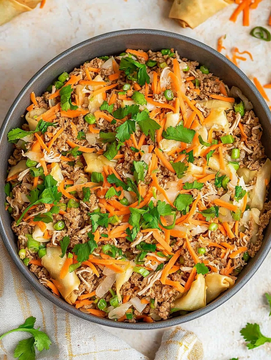 Ground Turkey Egg Roll Bowls