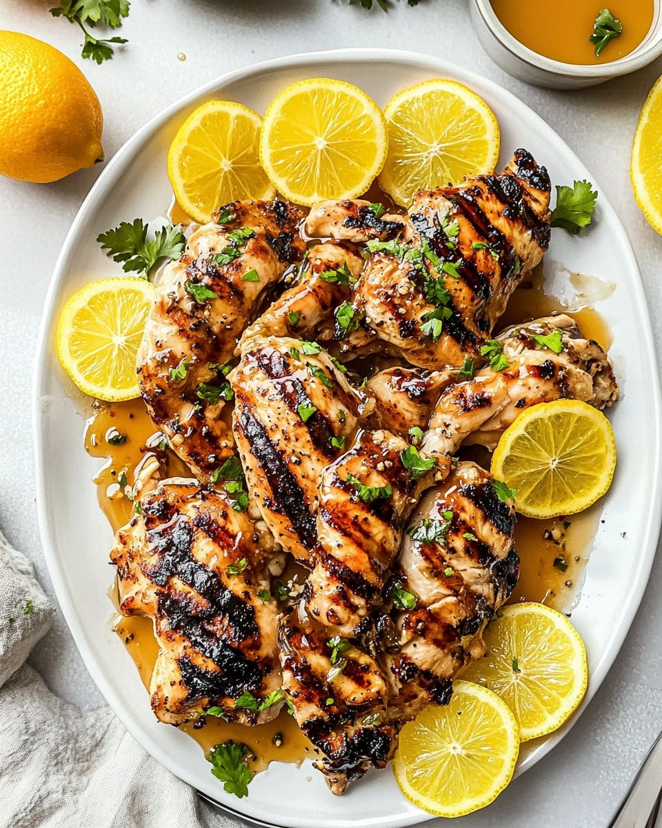 Healthy Grilled Citrus Chicken with Glaze