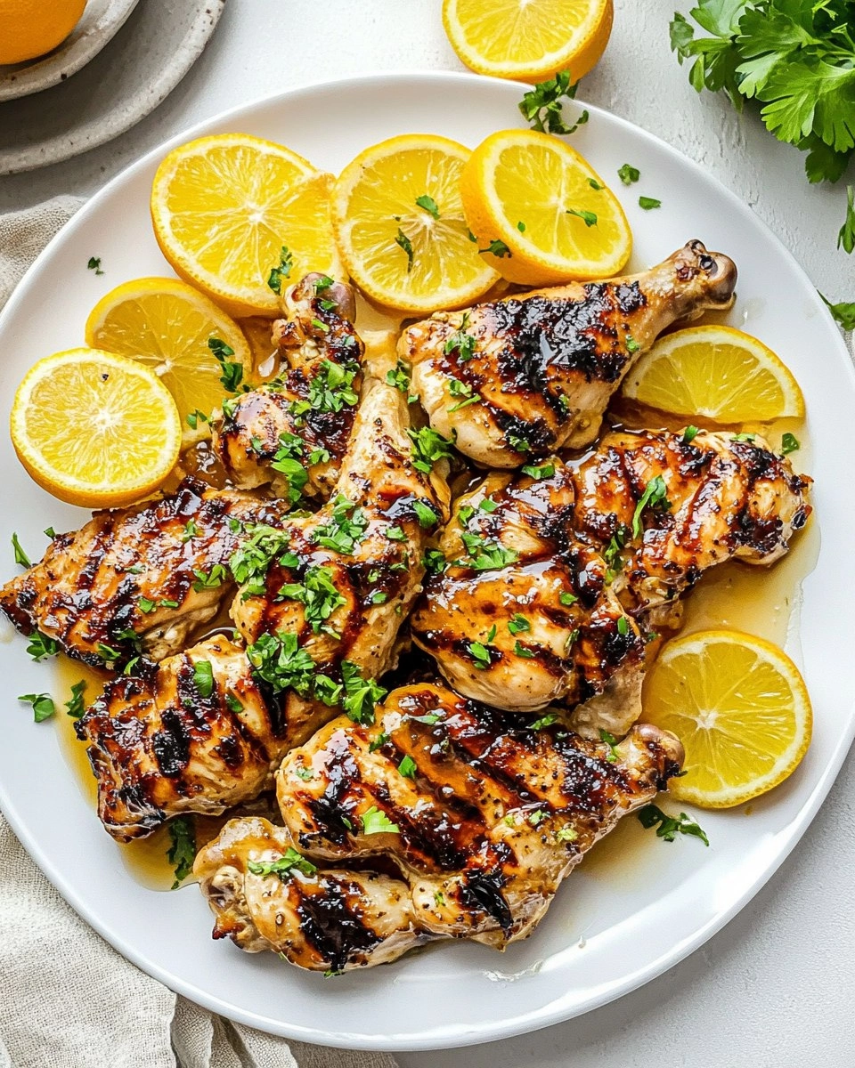 Healthy Grilled Citrus Chicken with Glaze