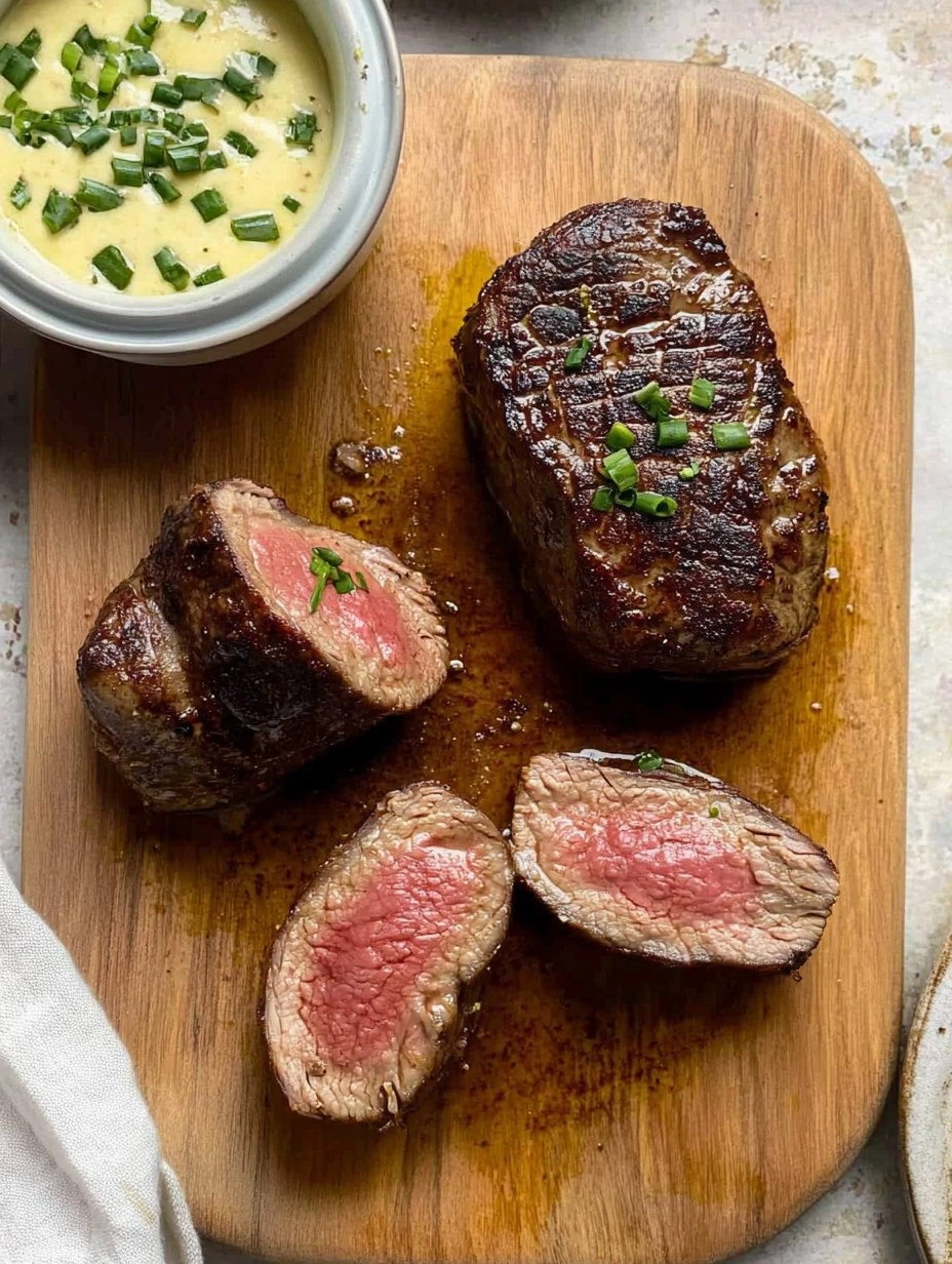 Healthy Juicy Air Fryer Filet Mignon