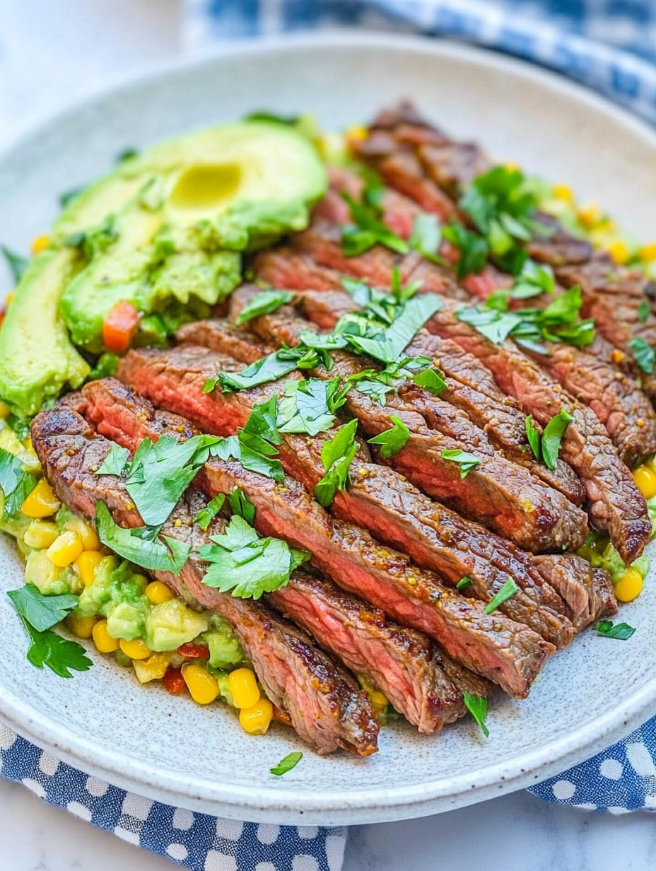Healthy Steak Avocado Corn Bowl
