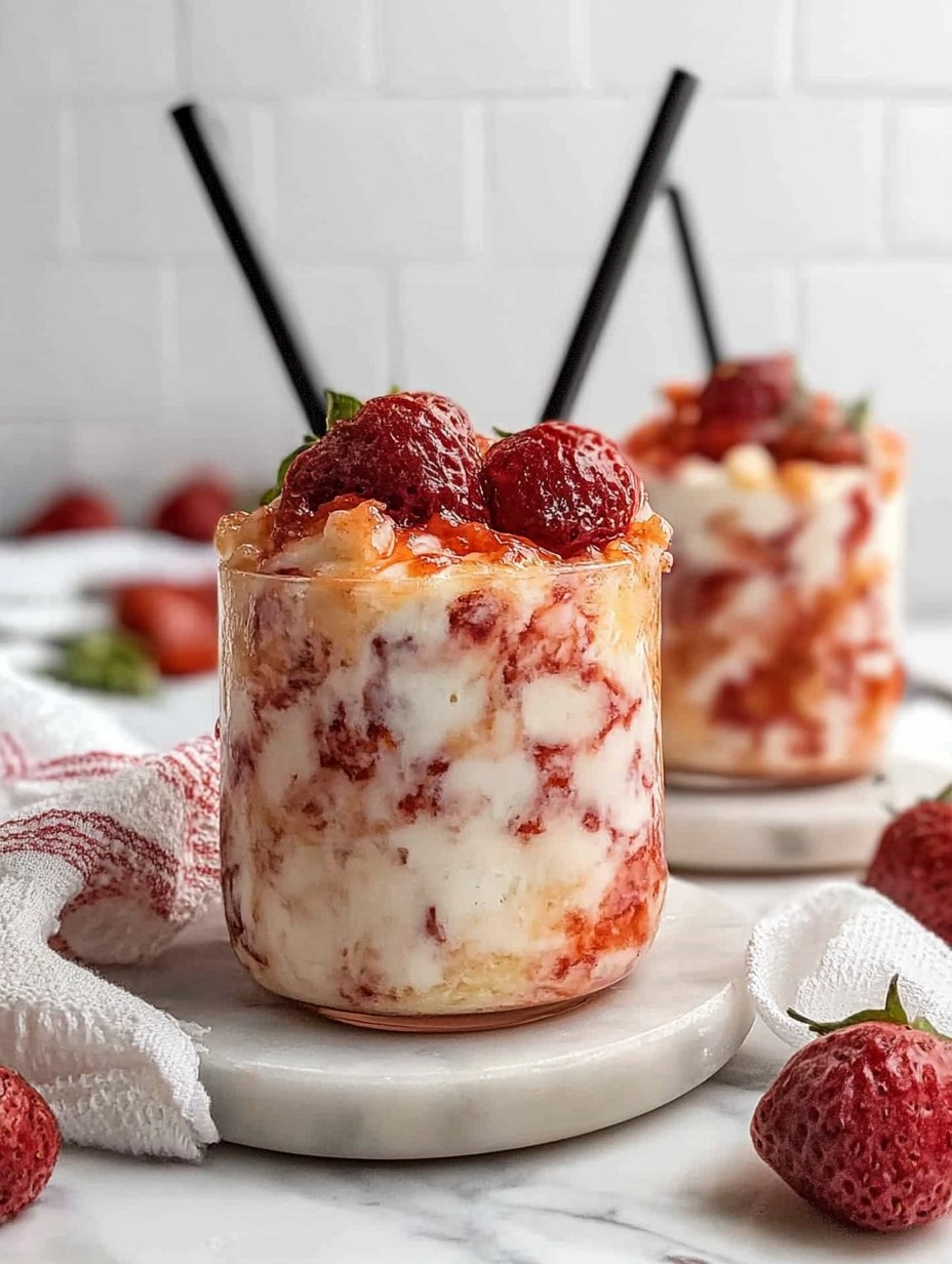 Korean Strawberry Milk