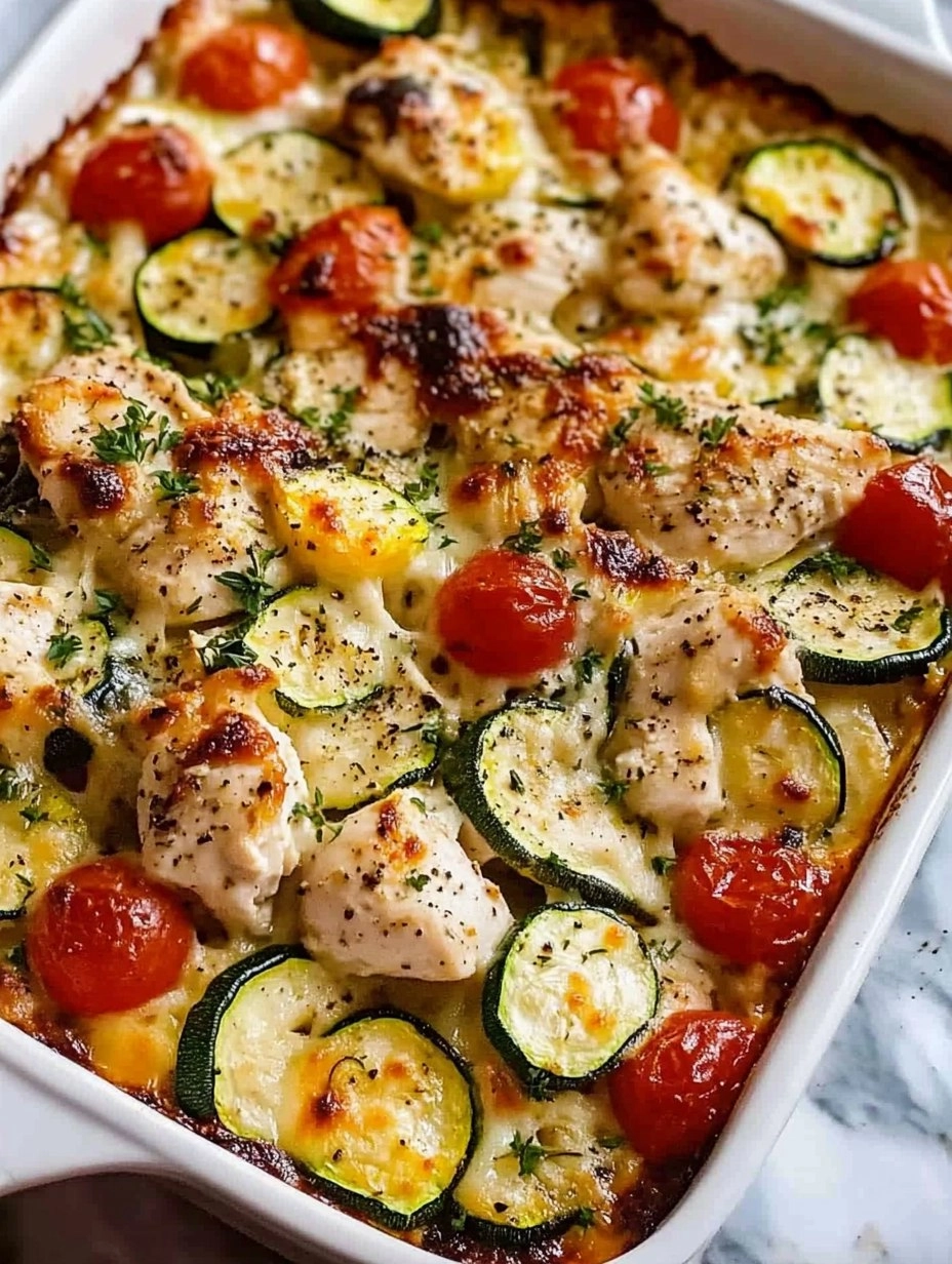 Mediterranean Chicken Zucchini Bake 131 Mediterranean Chicken Zucchini Bake