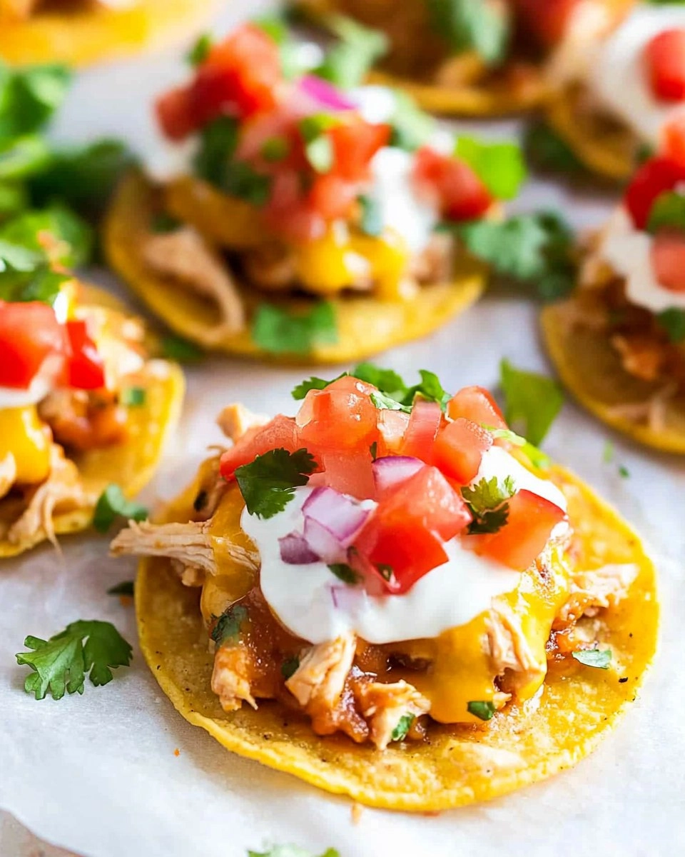 Mini Chicken Tostadas