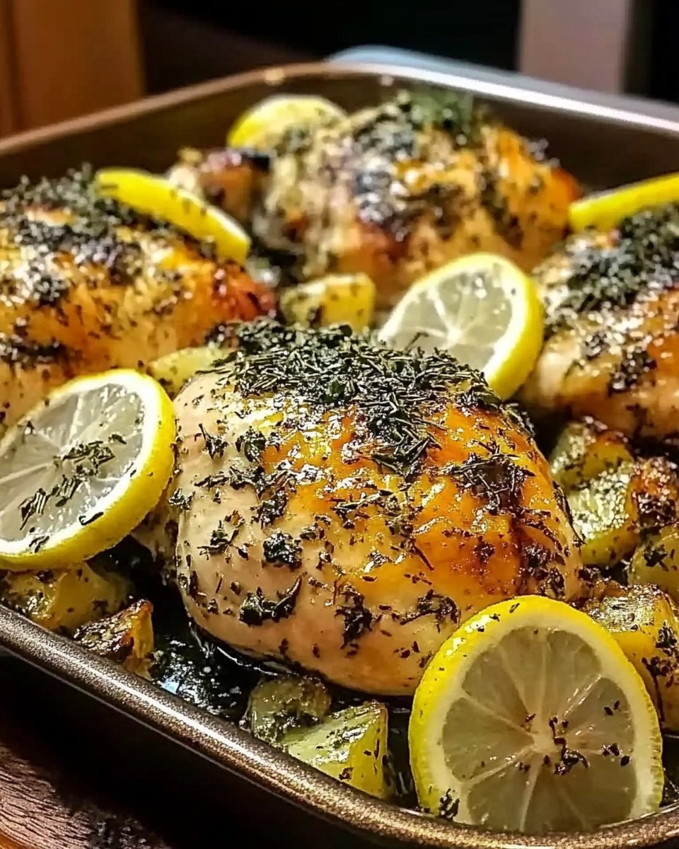 One-Pan Lemon Herb Roasted Chicken