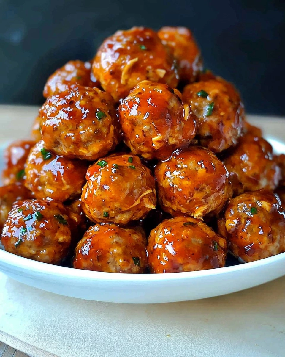 Orange Chicken Meatballs 