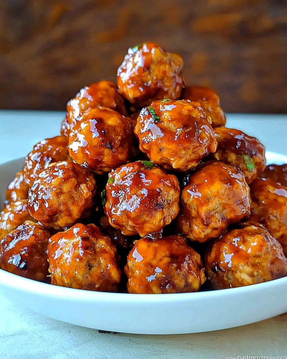 Orange Chicken Meatballs 