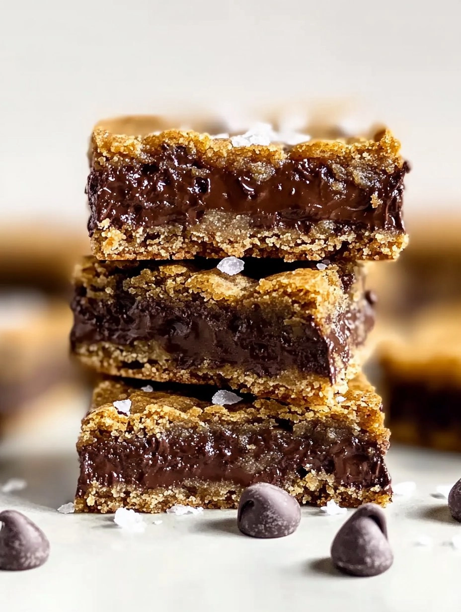 Salted Brown Butter Chocolate Chip Cookie Bars