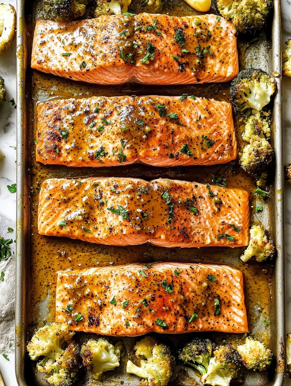 Sheet-Pan Honey Mustard Salmon