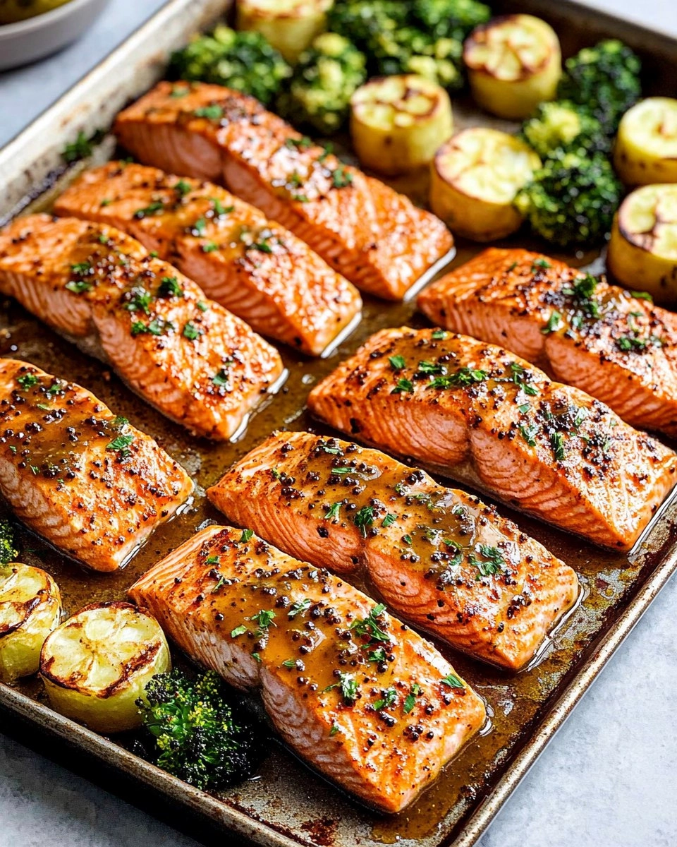 Sheet-Pan Honey Mustard Salmon