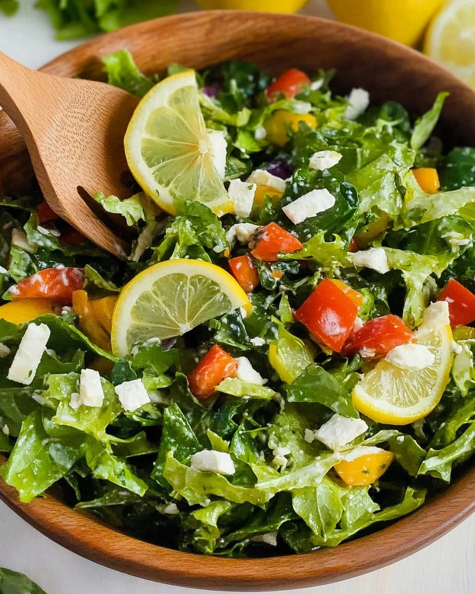 Spring Green Salad | Fresh Chopped Salad with Lemon Dressing 147 Spring Green Salad | Fresh Chopped Salad with Lemon Dressing