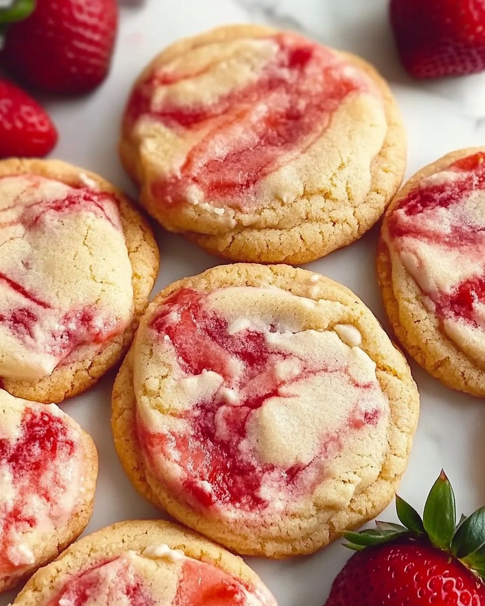 Strawberry Cheesecake Cookies