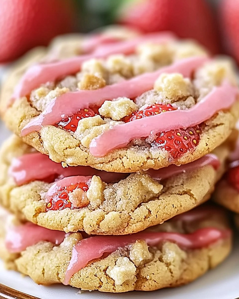 Strawberry Crunch Cookies