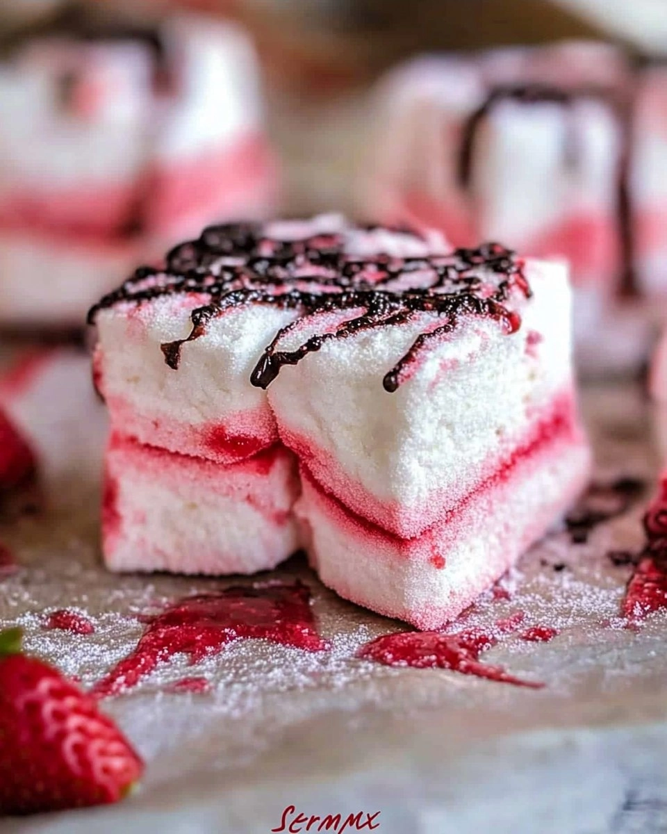 Strawberry Swirl Marshmallows 137 Strawberry Swirl Marshmallows