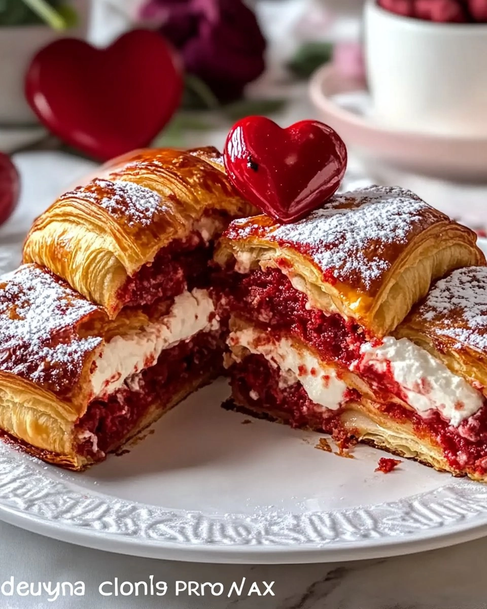 Valentine's Brunch Croissant Bake