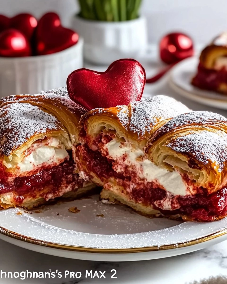 Valentine's Brunch Croissant Bake
