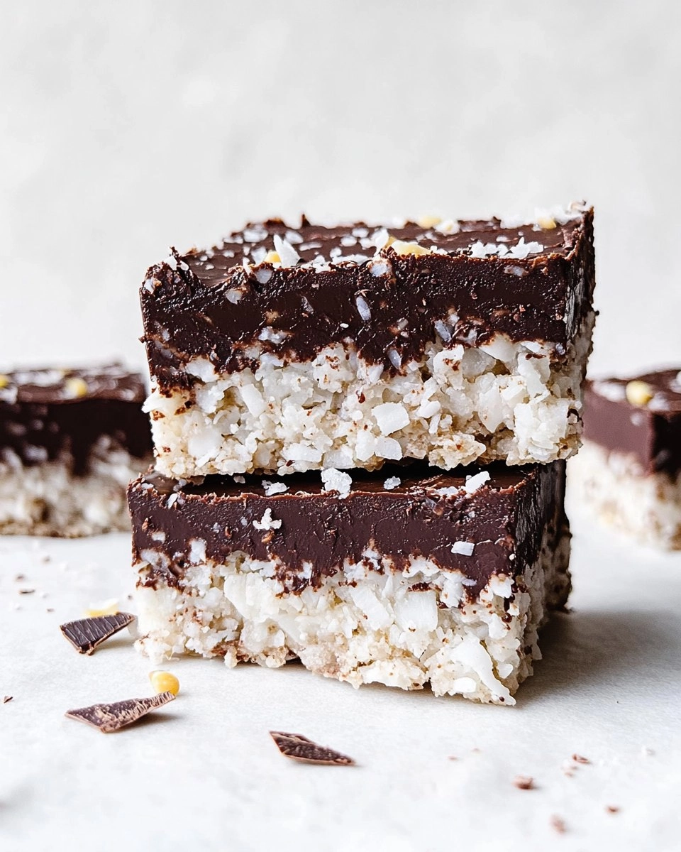 Valentine’s Day  Coconut-Chocolate Keto Bars