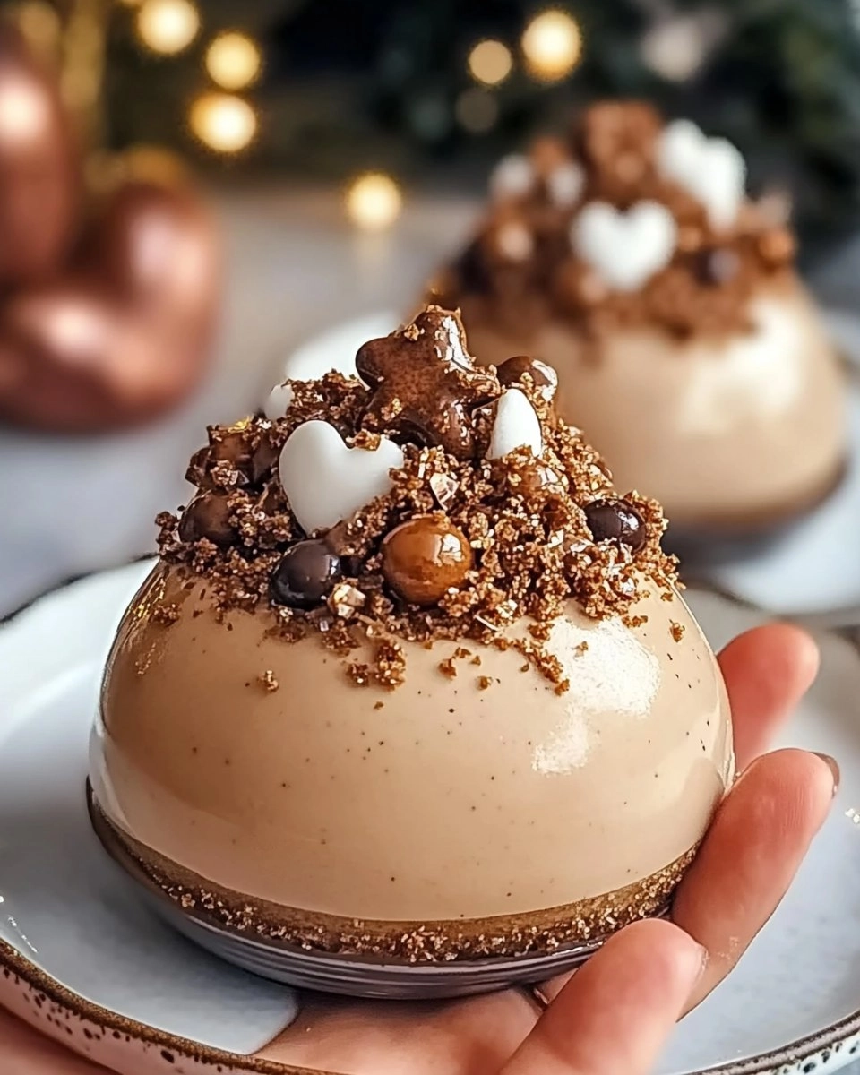 Valentine’s Day Decadent Gingerbread Latte Mousse Domes 102 Valentine’s Day Decadent Gingerbread Latte Mousse Domes