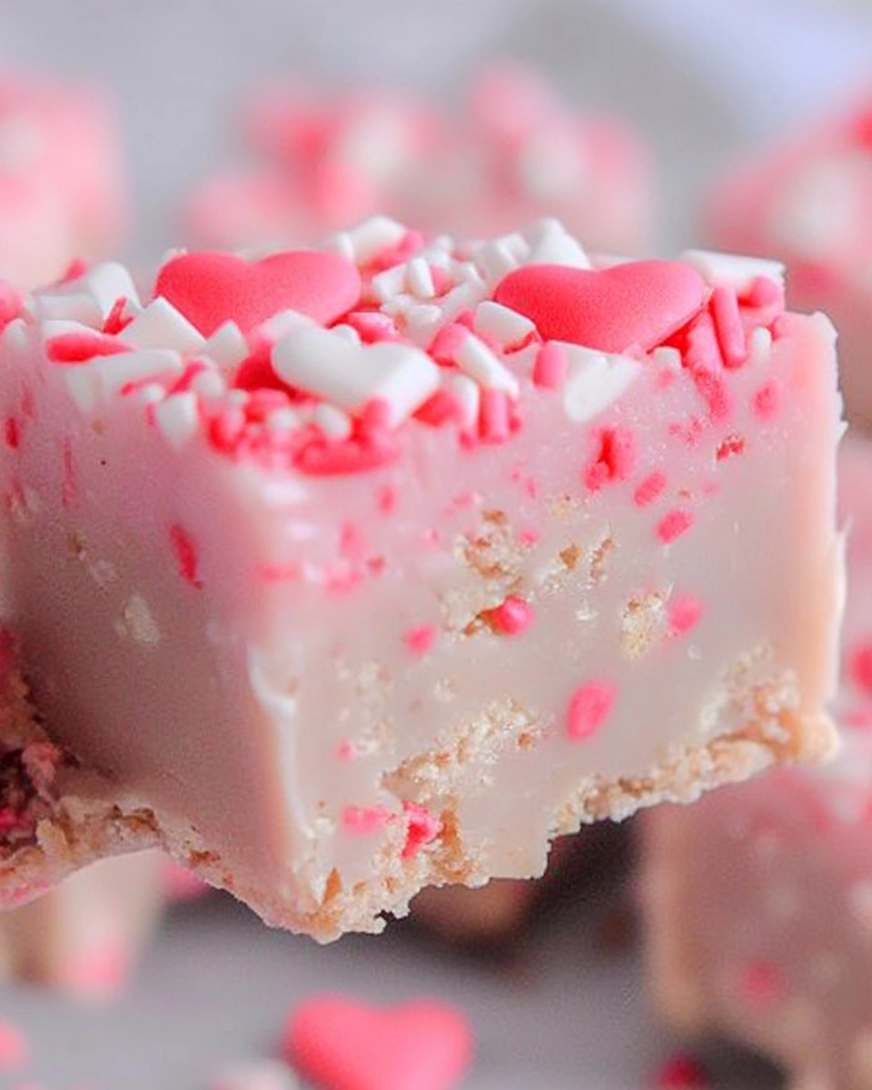 Valentine’s Day Sugar Cookie Fudge