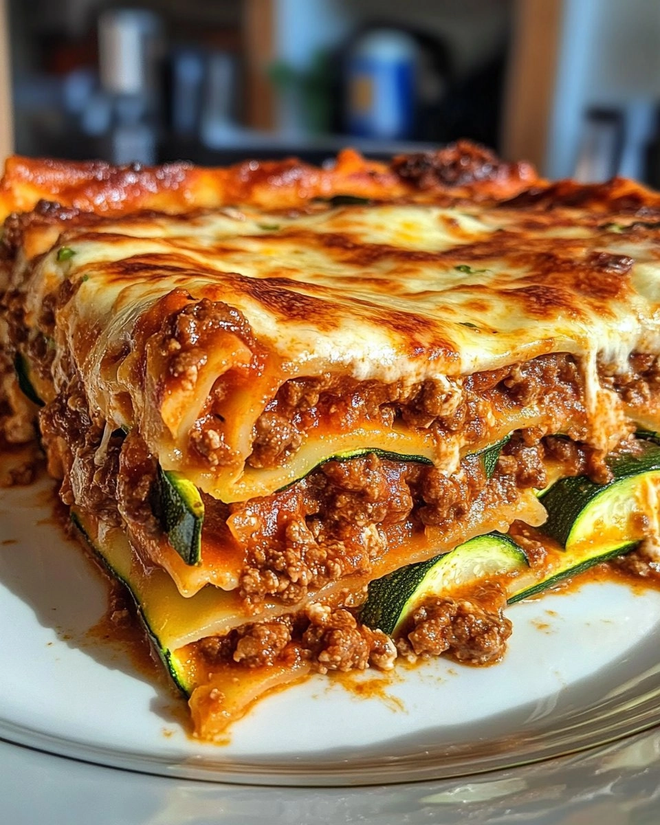 Zucchini Lasagna Bolognese