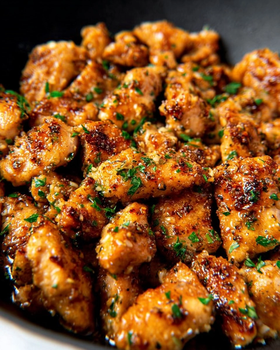 15-Minute Garlic Butter Chicken Bites | Easy One-Pan Recipe