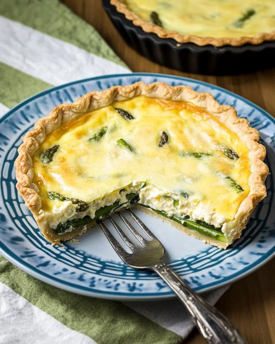 Asparagus and Gruyere Quiche | Easy Spring Breakfast