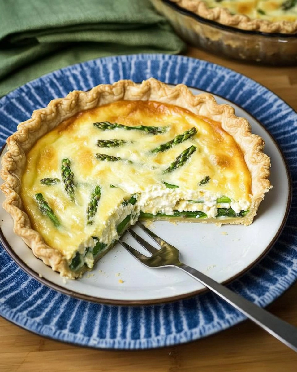 Asparagus and Gruyere Quiche | Easy Spring Breakfast