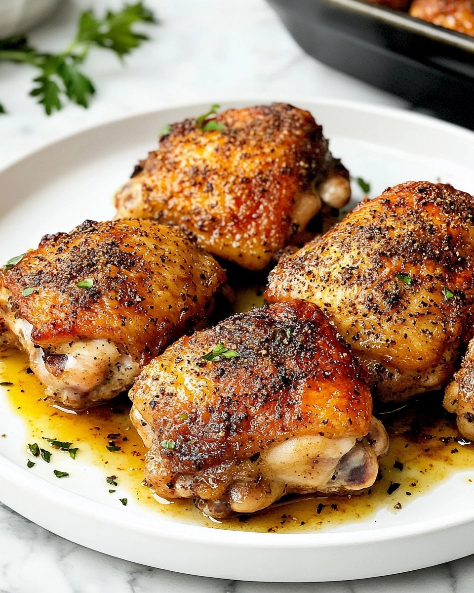 Baked Chicken Thighs | Juicy Oven-Roasted Chicken