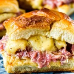 Baked-Reuben-Sliders-with-Thousand-Island-Glaze-Recipe